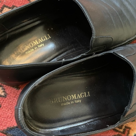 Bruno Magli Raging Leather Slip-Ons - Picture 4 of 10